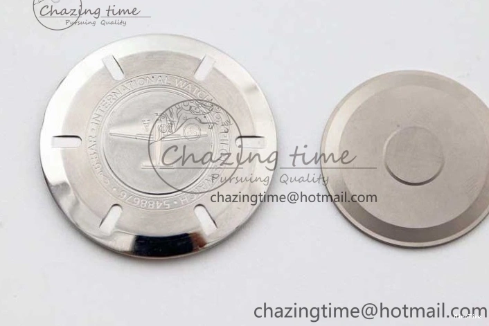 MIROTIME 0311 Vibrant Mark XVIII IW327001 SS M+F 1:1 Best Edition Black Dial on Black Leather Strap A 7055